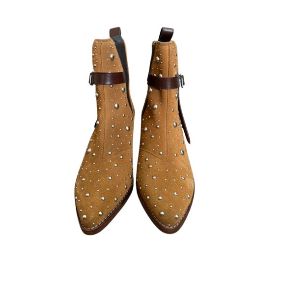 Zadig & Voltaire Tyler Cecilia Dream Studs Suede Boots New in Box - Picture 3 of 14